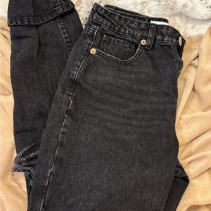 Zara Black Straight Leg Women's Jeans